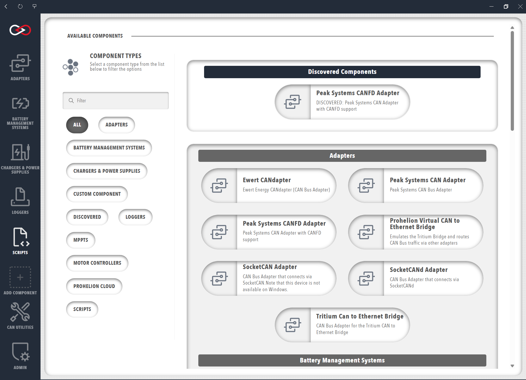 Add a new component to the Profile
