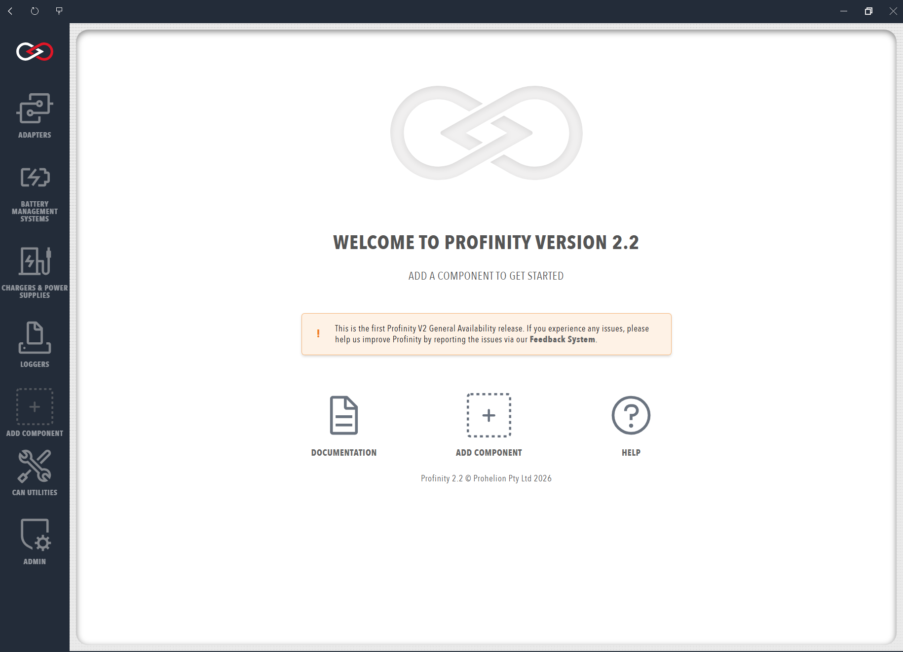 Profinity Homepage